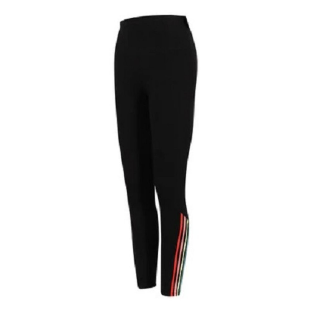 NWT Marc New York Womens 7/8 Leggings Multi Stripe at Leg Opening Size S